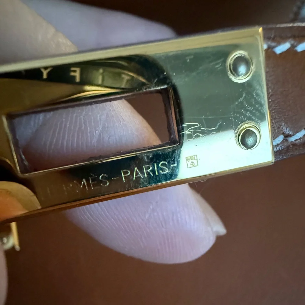 HERMÈS Barénia Fauve Kelly 25 Sellier GHW - Picture 13 of 17